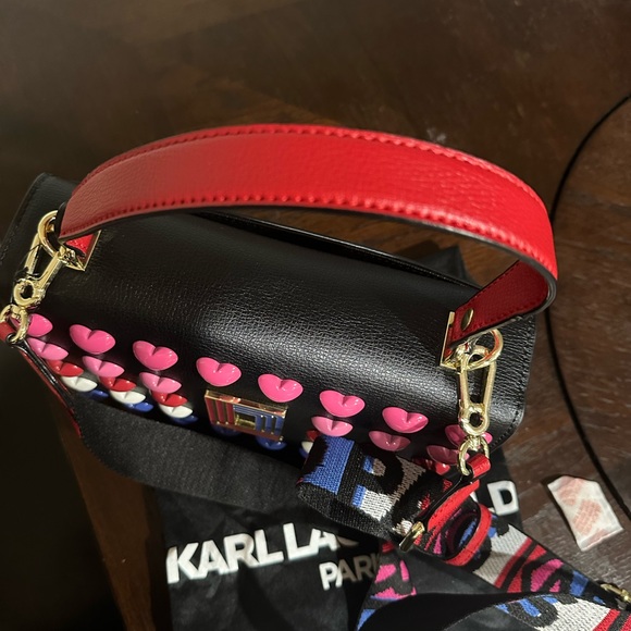 Karl Lagerfield-Simone Flap Crossbody - Picture 13 of 13